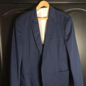 Blue casual blazer